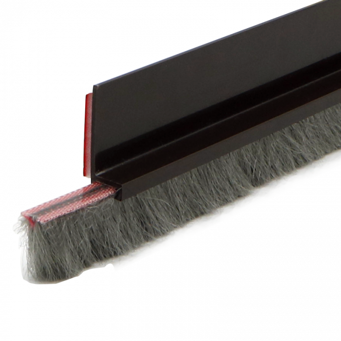 Door Bottom Seal Strip PVC With Woolpile