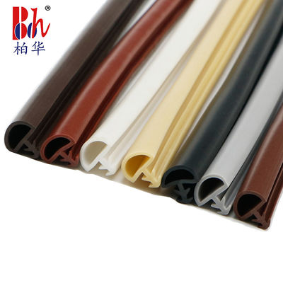 Anticollision Wooden Door Seal Strip Slot Type Pvc Rubber Door Seal