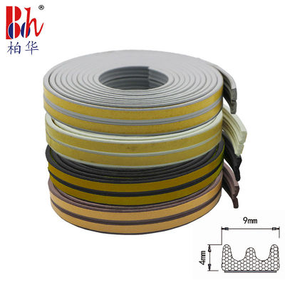 OEM E Shape EPDM Rubber Seals Epdm Rubber Door Seal 9x4mm