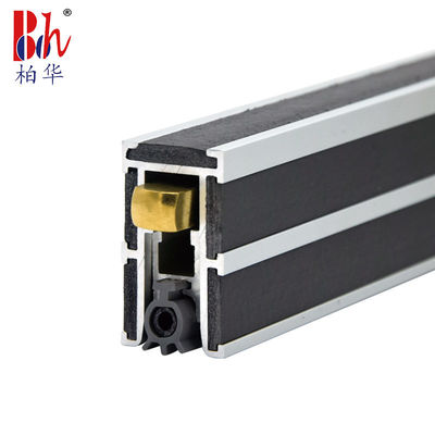 Aluminium Alloy Automatic Door Bottom Seals With Fireproof Strips Seals