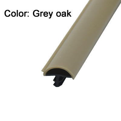 Anti Collision Co-Extruded Wooden Door Seal Strip D Shape Rubber Sealing Strips Weatherstripping