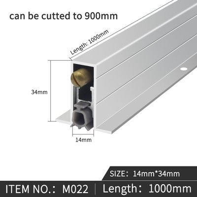 T Shape Acoustic Door Bottom Seals Automaticlly Drop Down Soundproof Weatherstripping for Wooden or Metal Door