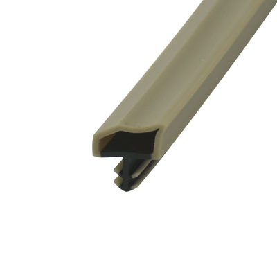 High Resilience Wooden Door Seal Strips Door Weatherstripings Gray Oak Color 10*6mm