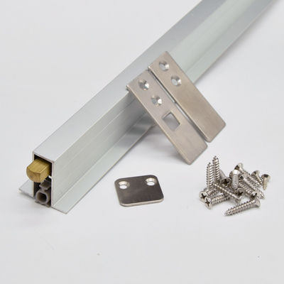 Concealed T Type Hidden Groove Automatic Drop Down Door Seal With Side Edge 1000mm