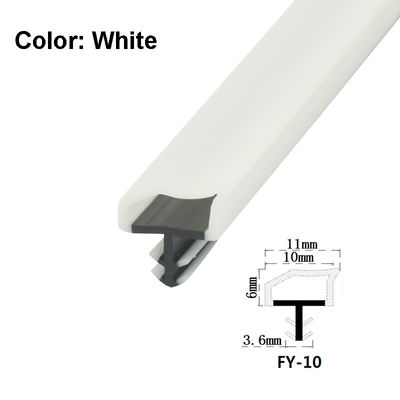 TPE Co Extruded Wooden Door Seal Strip Soundproof 10*6mm