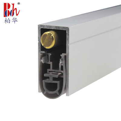 Durable Automatic Door Bottom Seals 20*37mm Aluminum Weather Strips