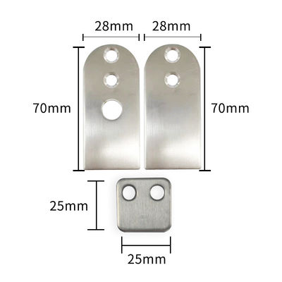 Anodized Finish Automatic Door Bottom Seals For Entryways