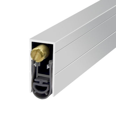 Silver Color 1.5cm Automatic Door Bottom Seals Long Lasting