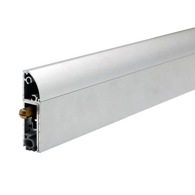 Aluminum Anodized Automatic Door Bottom Seals 1.5cm Height