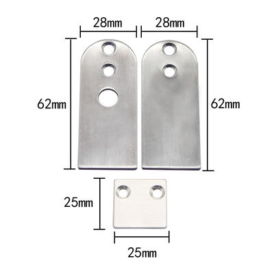 1M Length Door Bottom Seal Strip for Home Silver