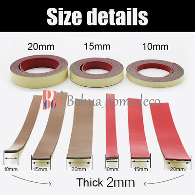 Graphite Fireproof Door Seal 2mm Thick With Red And Brown Color