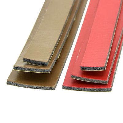 Graphite Fireproof Door Seal 2mm Thick With Red And Brown Color