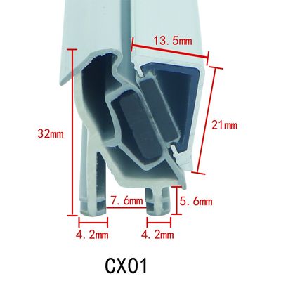 Sound Insulation Magnetic Weather Stripping For Metal Exterior Doors