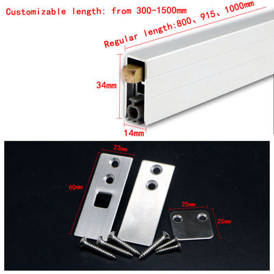 Heavy Duty Automatic Door Bottom Seals 6063 Aluminium Weatherstrips For Hotel Door