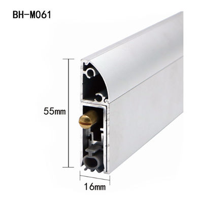 Luxury Screw Fixd Mounted Automatic Door Bottom Seals Aluminium Weather Strips