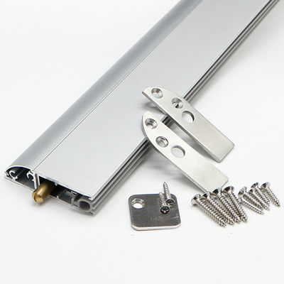 Luxury Screw Fixd Mounted Automatic Door Bottom Seals Aluminium Weather Strips