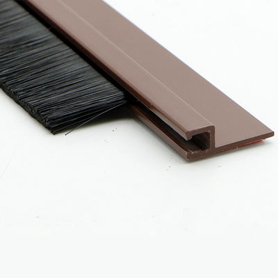 Self Adhesive Door Bottom Seal Strip Flexible Brush Type Door Sweep