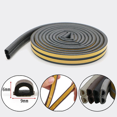 Multifunction EPDM Rubber Seals Self Adhesive Foam Weatherstrips Draught Excluder