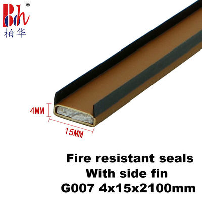 Fireproof Fire Resistant Seals 2100mm Length PVC Shell With Sodium Silicate Fillings