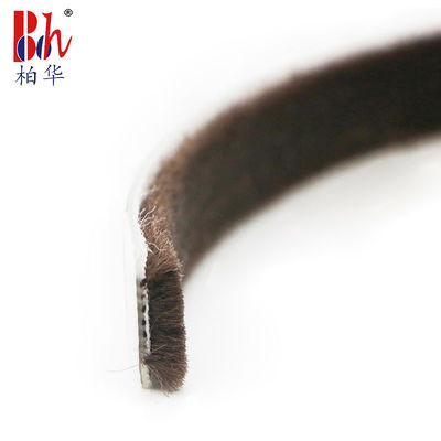 15x5mm Self Adhesive Weather Stripping Brush Sealing Wool Pile Draught Excluder