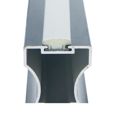 PU Foam Sliding Wardrobe Door Seals Strips Anti Collision With 13mm Base Width