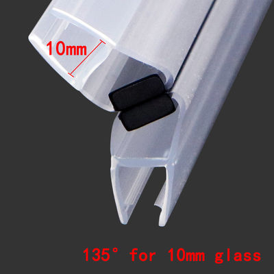10mm 135° Shower Door Magnetic Seal Strip collision resistance