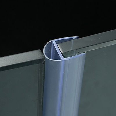 12mm Glass Door Pvc Seal Strip Clear With 2.2 Meters Length