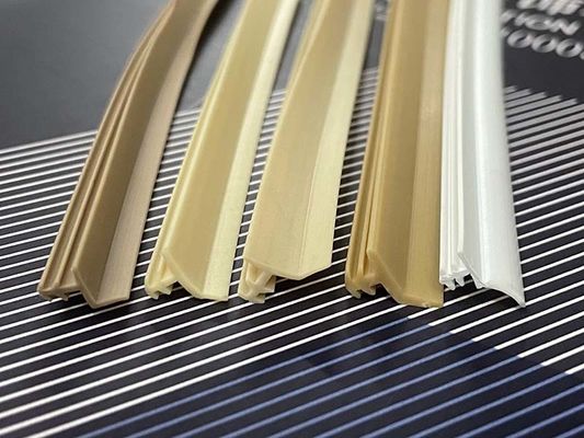 Soft Rubber PVC Weather Stripping For Wooden Skirting Board 7*4mm