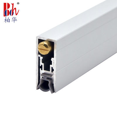 U Shape Acoustic Automatic Door Bottom Seals Concealed Aluminium Weather Strip