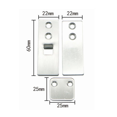 CE Metal Automatic Door Bottom Seals 32-14*34mm Aluminium Weather Strips