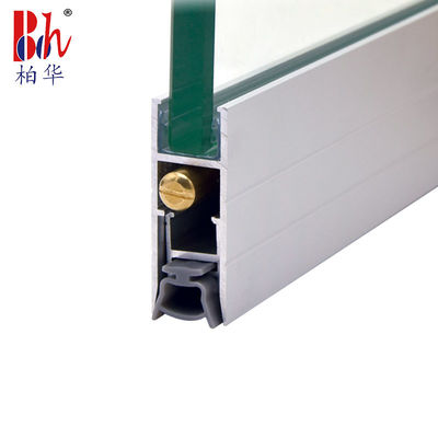 17*45mm Automatic Door Bottom Seals Aluminium Weatherstrips For Grass Door