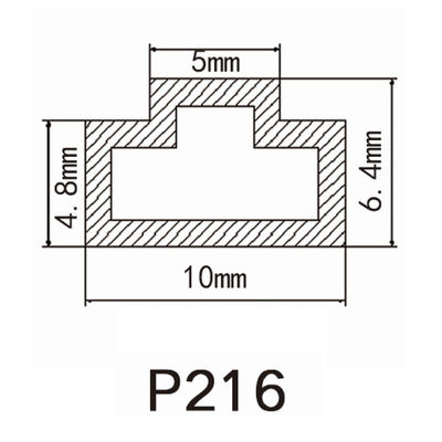 PVC TPE Wardrobe Sliding Door Dust Seal Strip With Noise Reduction