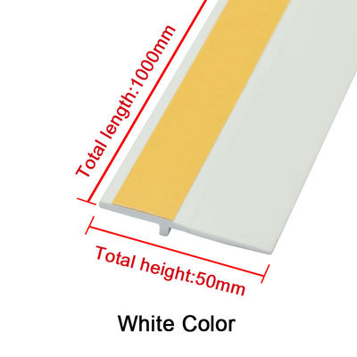50mm White Pvc Door Bottom Seal Strip Wind proof