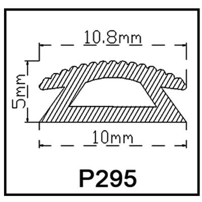 Anti Sliding PVC Rubber Strip For Garment Hanger Bar Customizable