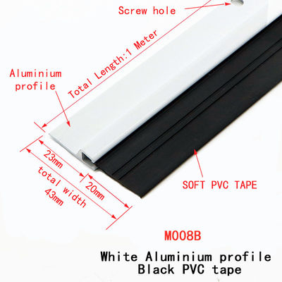 1000mm Length White Door Bottom Seal Strip Prevent Mosquitoes