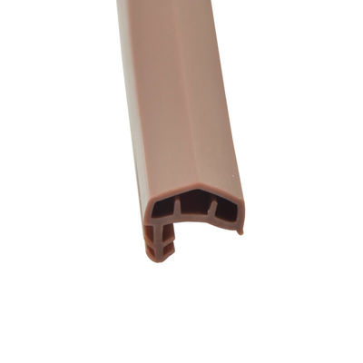 12*6mm Anti Collision PVC Rubber Strip Wooden Door Seal Strip P1809