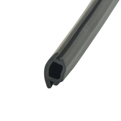 500M / Roll Pvc Rubber Door Seal TPE Anti Collision Groove Cover For Aluminium